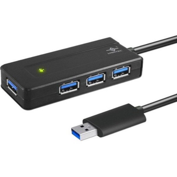 Vantec The Vantec 4-Port Usb 3.0 Bus-Powered Travel Hub Opens Up The UGT-MH400U3